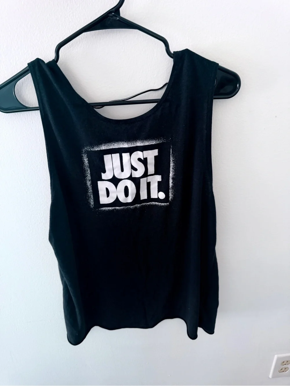 Nike Women’s Black Tank Top with White 